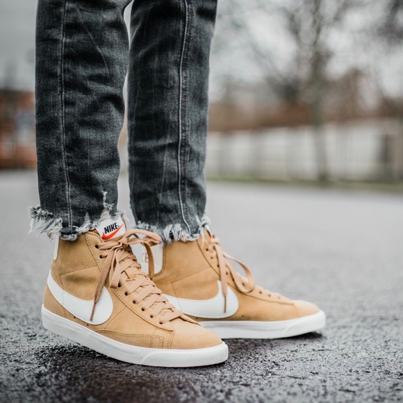 nike camel high tops